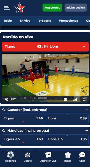 StarPlay Panama Apuestas en vivo