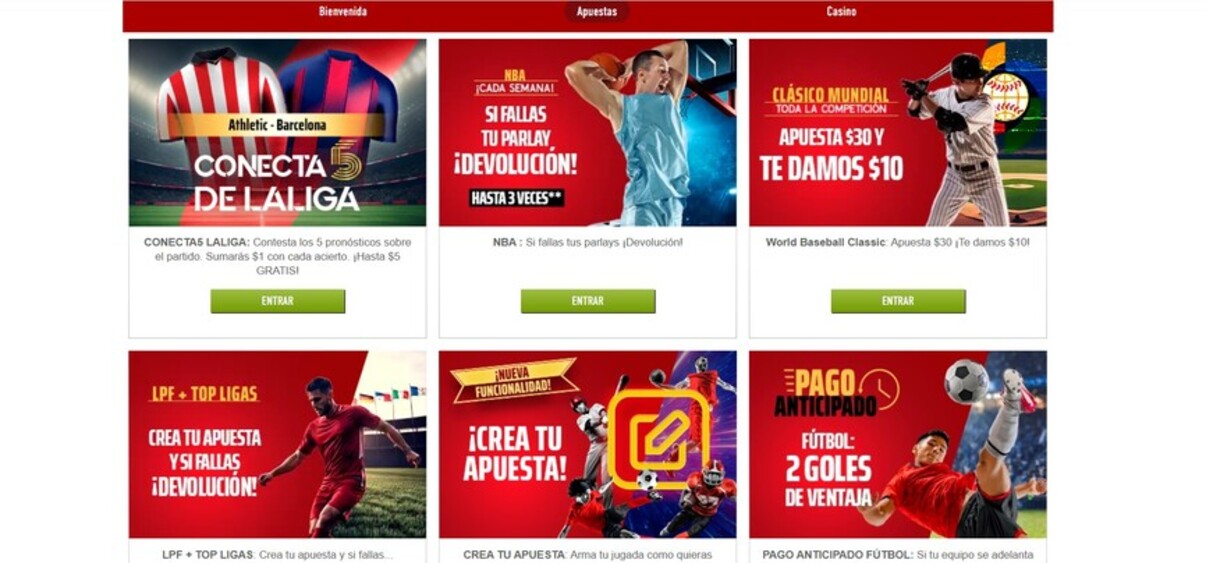 Sportium Promociones Deportes Panamá pc