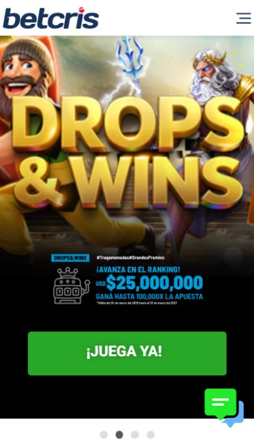 Betcris Panama Casino Página principal