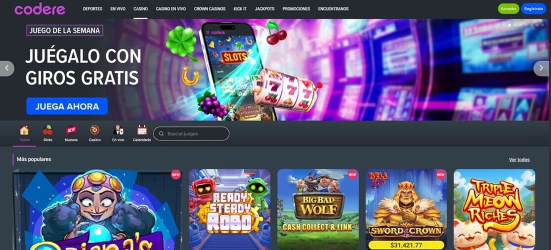 Codere Panama Casino Página Principal pc