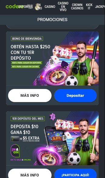 Codere Panama Casino Promociones