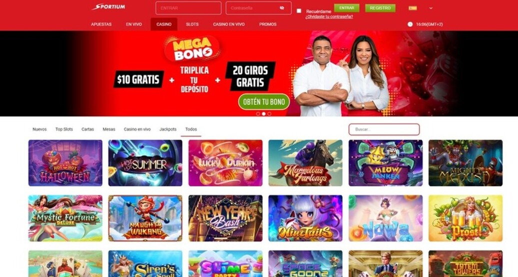 Sportium Panama Casino Página principal pc