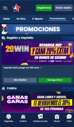 Starplay Panama Casino Promociones